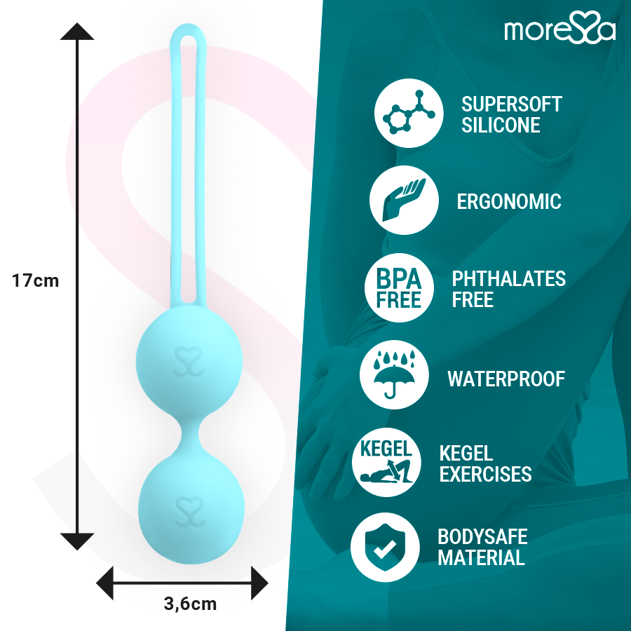 MORESSA - OSIAN THREE SILICONA TURQUESA PREMIUM