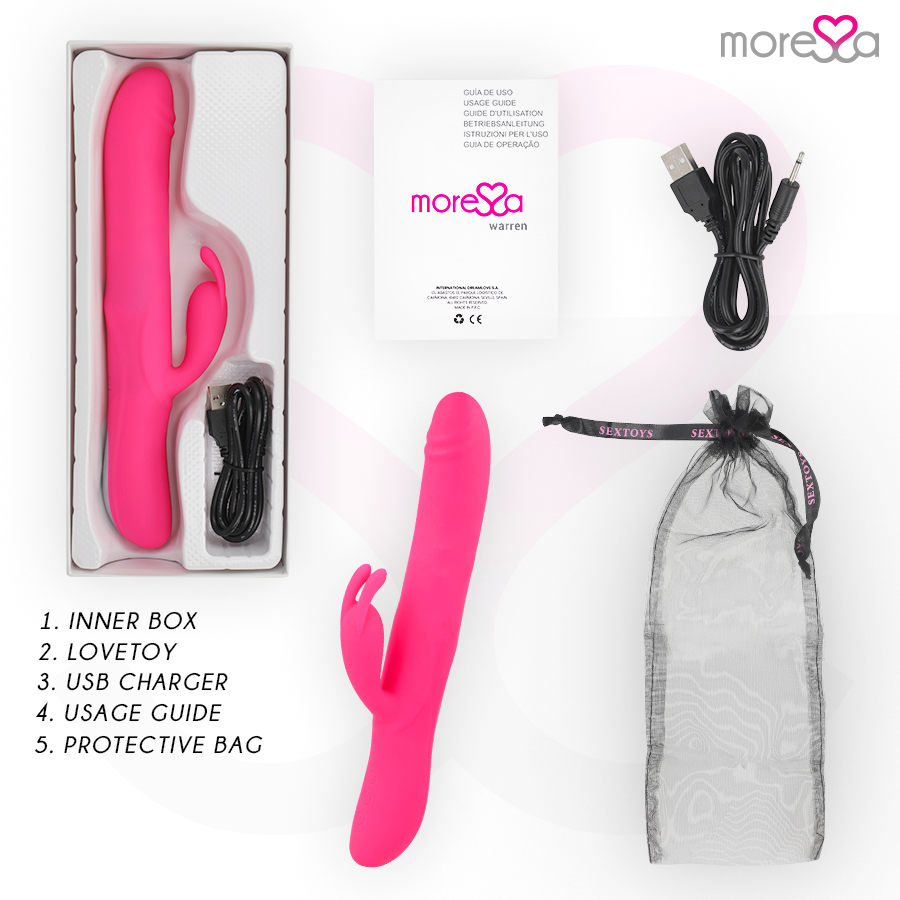 MORESSA - WARREN PREMIUM SILICONA RECARGABLE