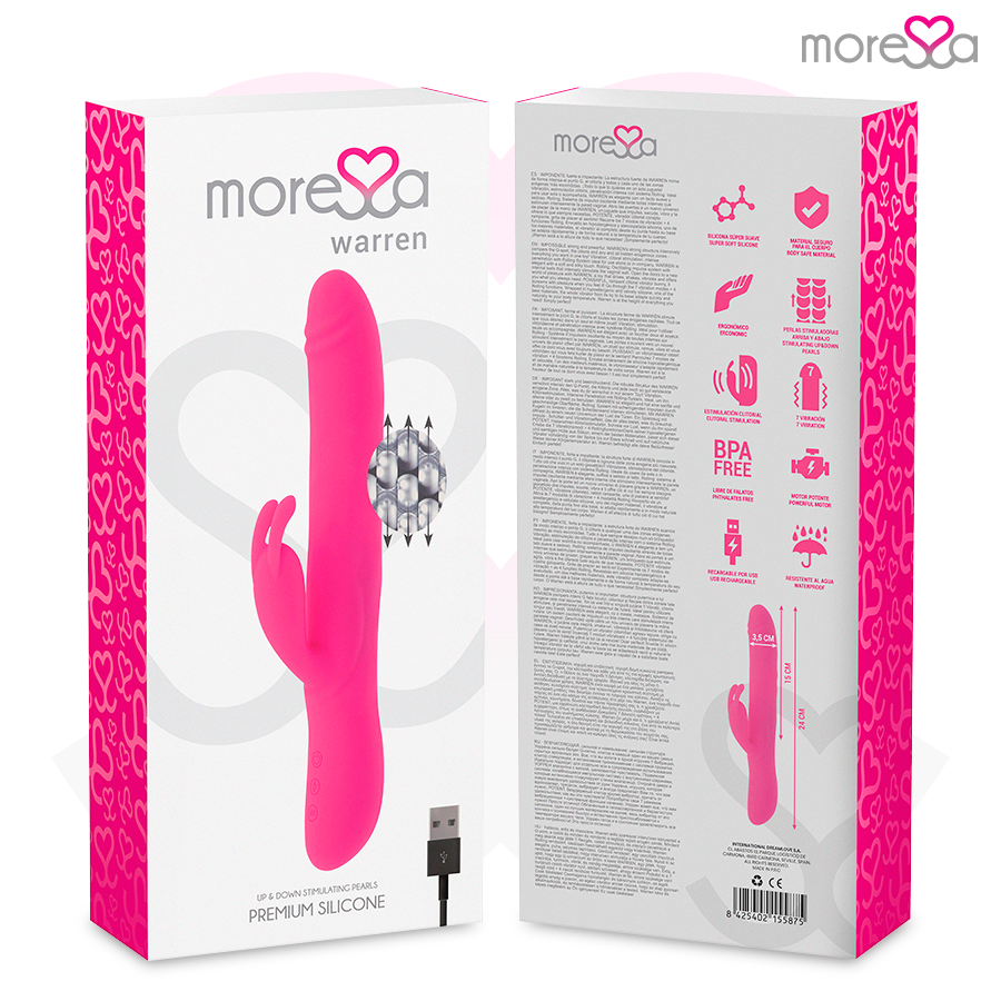 MORESSA - WARREN PREMIUM SILICONA RECARGABLE
