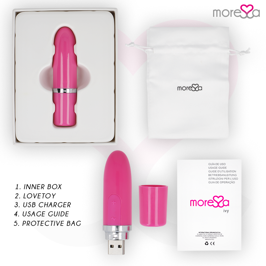 VIBRADOR ESTIMULADOR IVY ROSA DE VIAJE