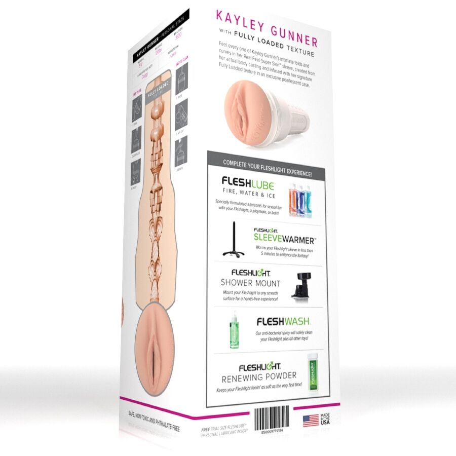 FLESHLIGHT - KAYLEY GUNNER MASTURBADOR DE VAGINA