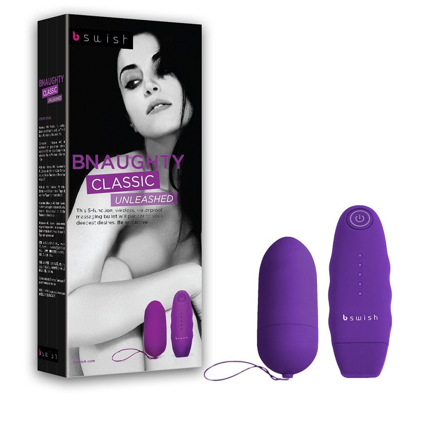 B SWISH - CONTROL REMOTO ROSA CLÁSICO BNAUGHTY UNLEASHED 