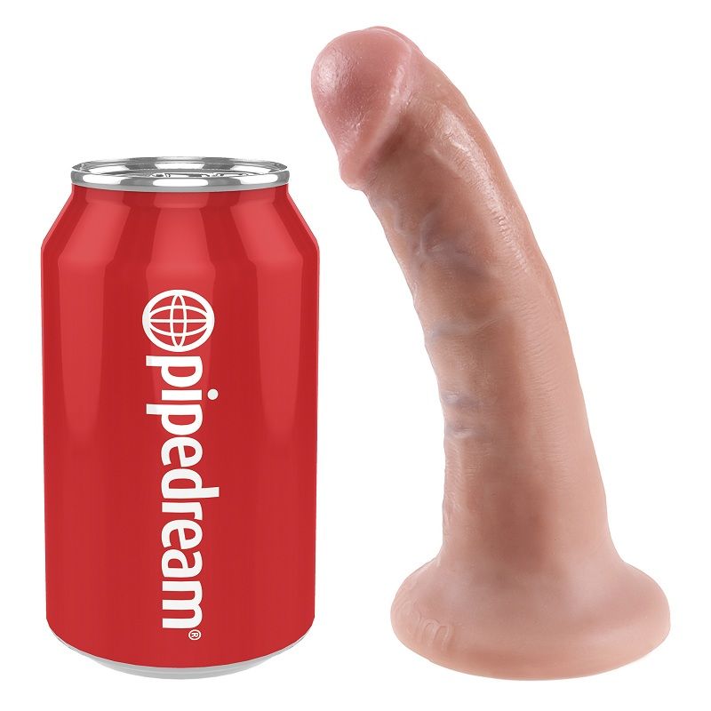 KING COCK - 6 DILDOS DE CARNE DE 15,2 CM