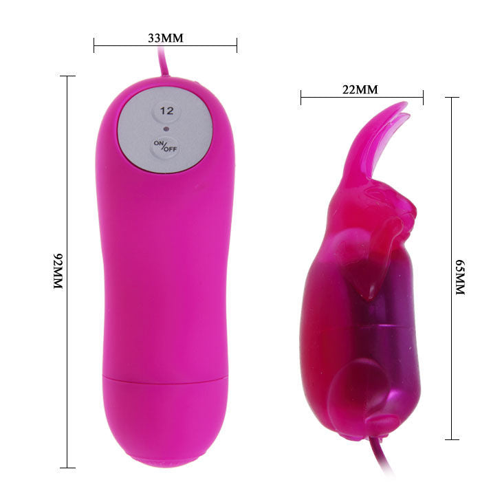 VIBRADOR COELHO SECRETO PRETTY LOVE 12 VELOCIDADES