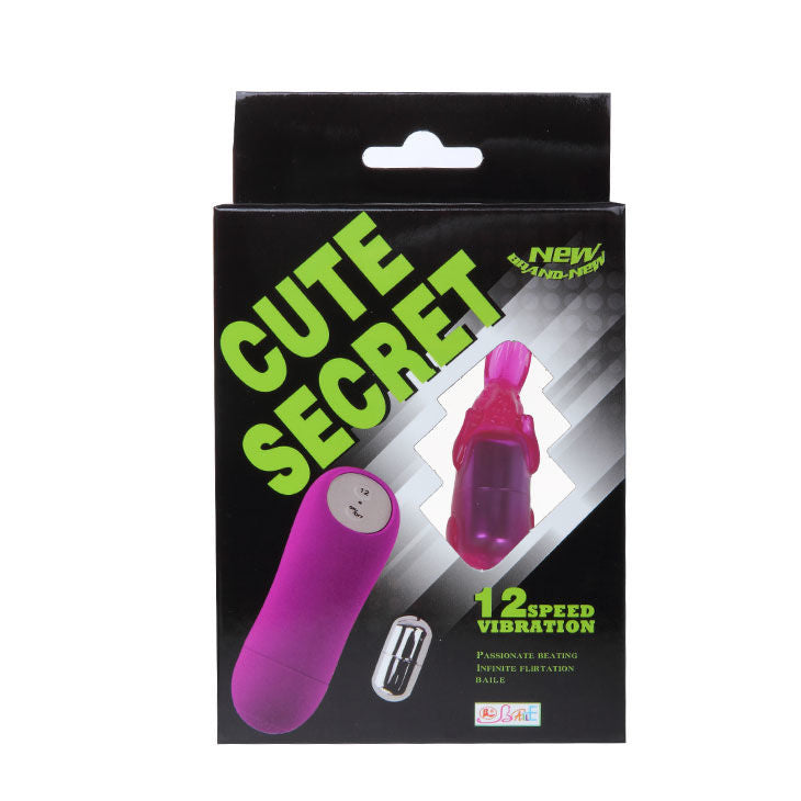 VIBRADOR COELHO SECRETO PRETTY LOVE 12 VELOCIDADES