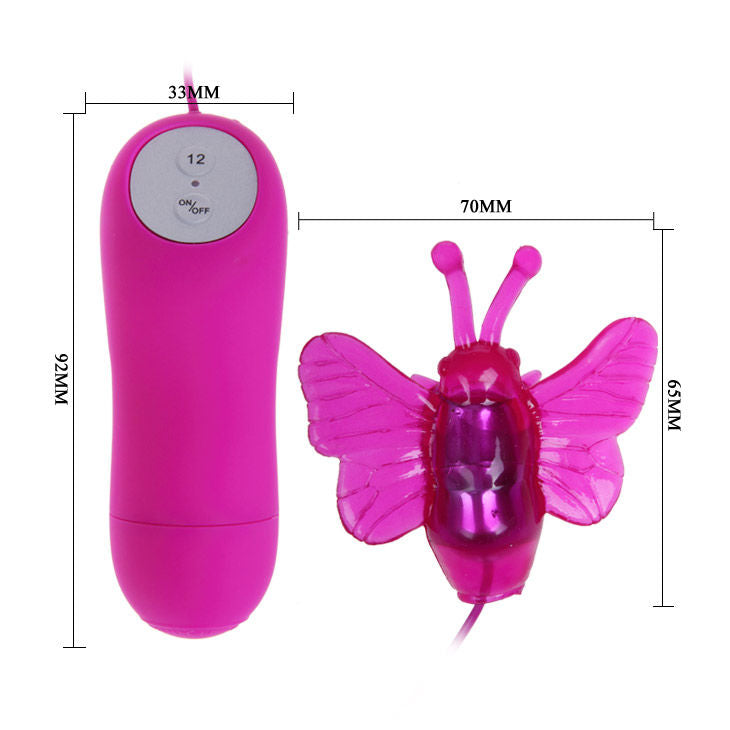 PRETTY LOVE SECRET BUTTERFLY STIMULATOR VIBRATOR 12V