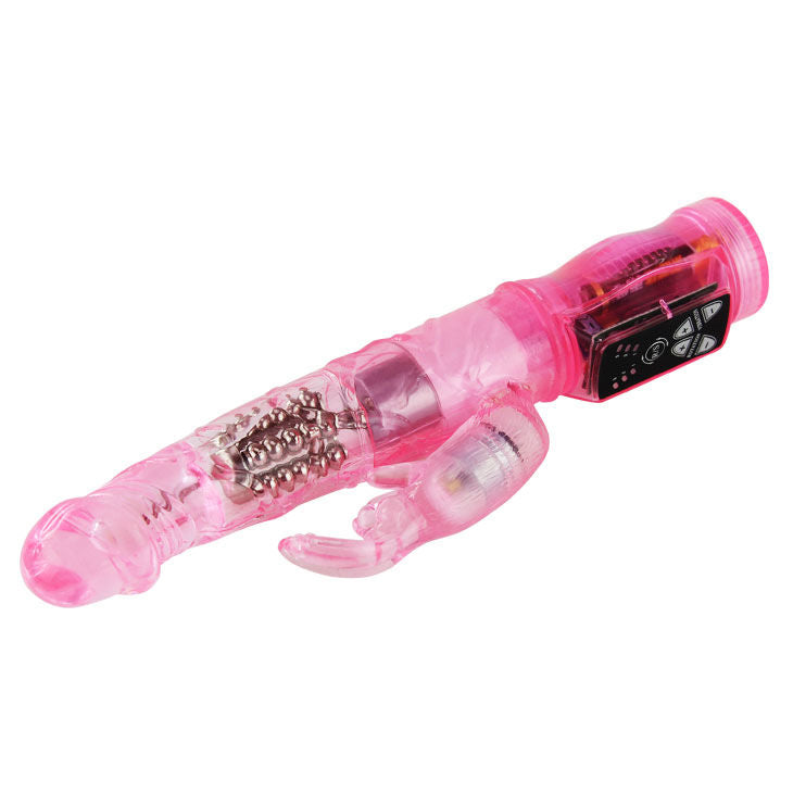BAILE - MINI ROTADOR CONEJO ROSA SUPER ESTIMULADOR