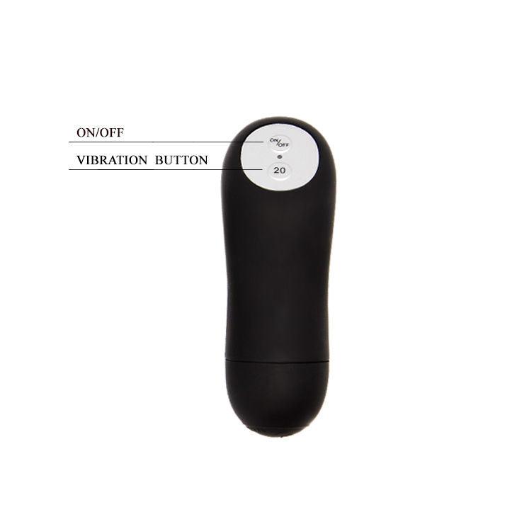 BAILE - ANEL DE CONTROLE REMOTO PRETO 20V - Intimate Vibes