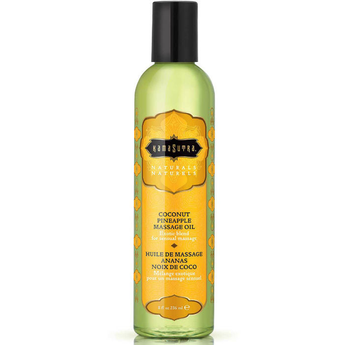 KAMASUTRA - ACEITE DE MASAJE PIÑA COLADA NATURAL 236ML