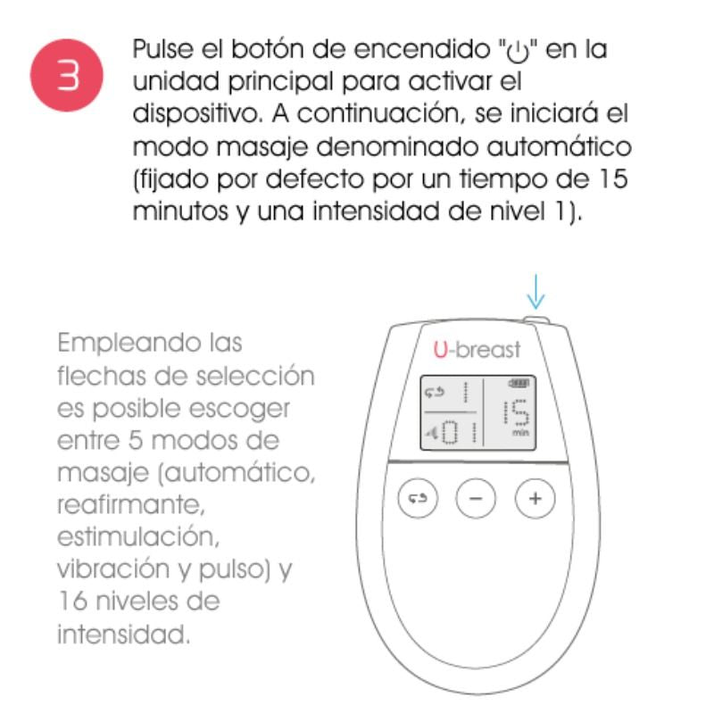 500 COSMETICS - ELECTROSTIMULATION FOR BREAST AUGMENTATION U