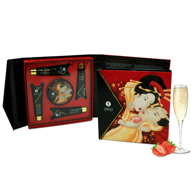 SHUNGA - KIT SECRETO DE FRESAS Y CAVA GEIXA