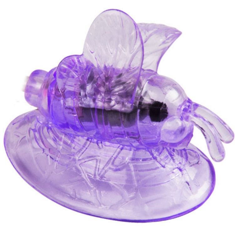 BAILE - MARIPOSA VIBRADORA PARA ESTIMULACIÓN DEL CLÍTORIS EN COLOR MORADO