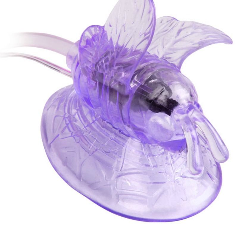 BAILE - MARIPOSA VIBRADORA PARA ESTIMULACIÓN DEL CLÍTORIS EN COLOR MORADO
