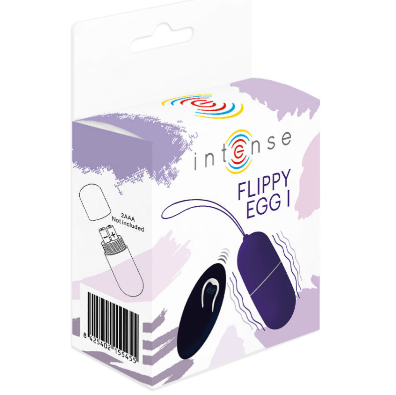INTENSO - FLIPPY I OGG VIBRADOR CON CONTROL REMOTO MORADO