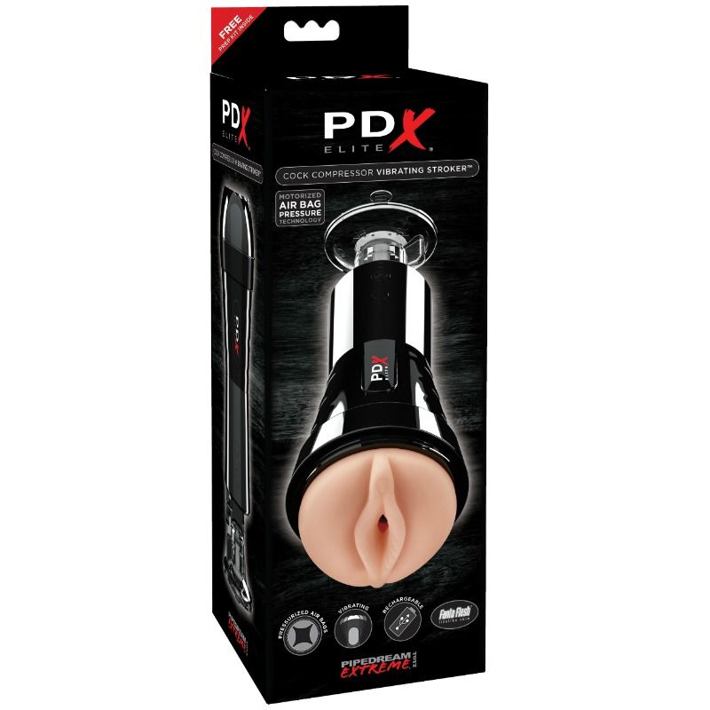 PDX ELITE - STROKER VIBRANT COCK COMPRESSOR