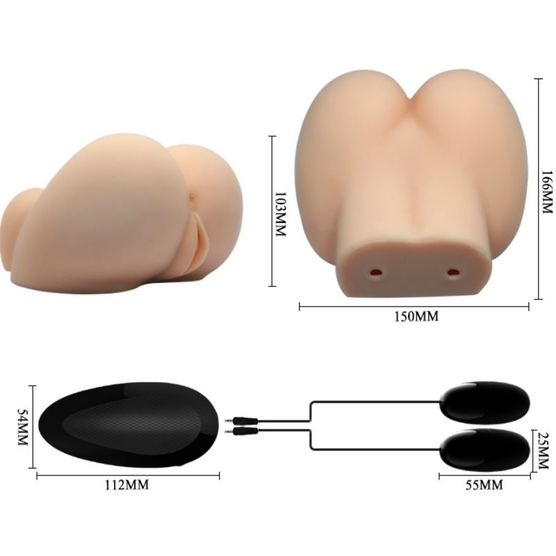 CRAZY BULL - VAGINA REALISTA Y COÑO DESNUDO CON VIBRACIÓN POSICIÓN 6