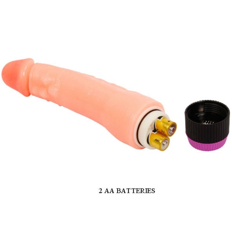 BAILE - VIBRADOR REALISTA NATURAL FLEXIBLE 24 CM