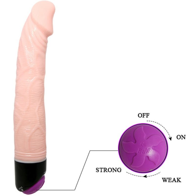 BAILE - ADOUR CLUB VIBRADOR REALISTA 23 CM NATURAL