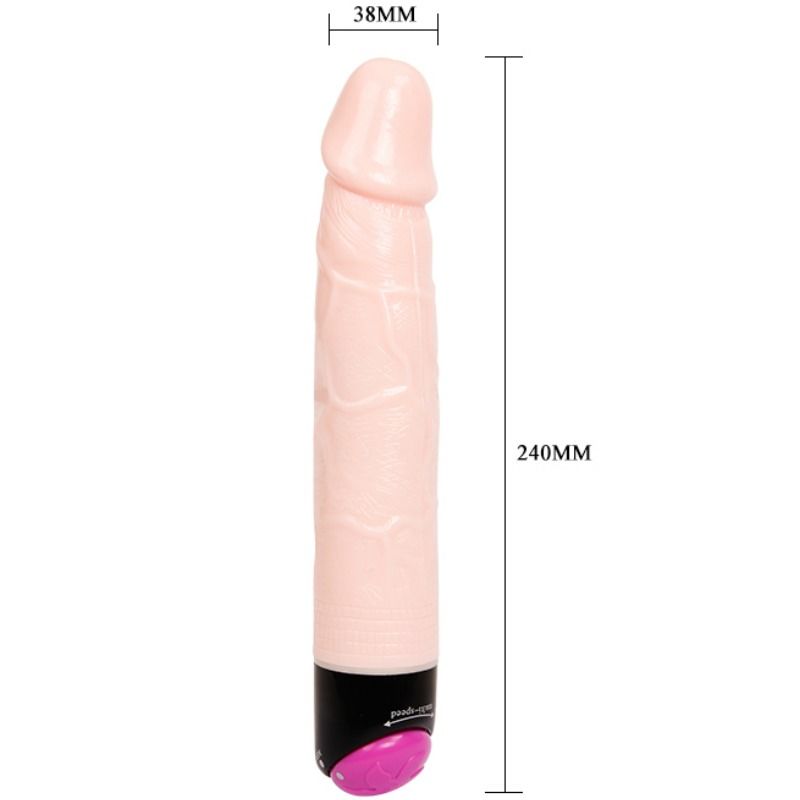 BAILE - VIBRACIÓN Y ROTACIÓN SEXUAL COLORIDA 24 CM
