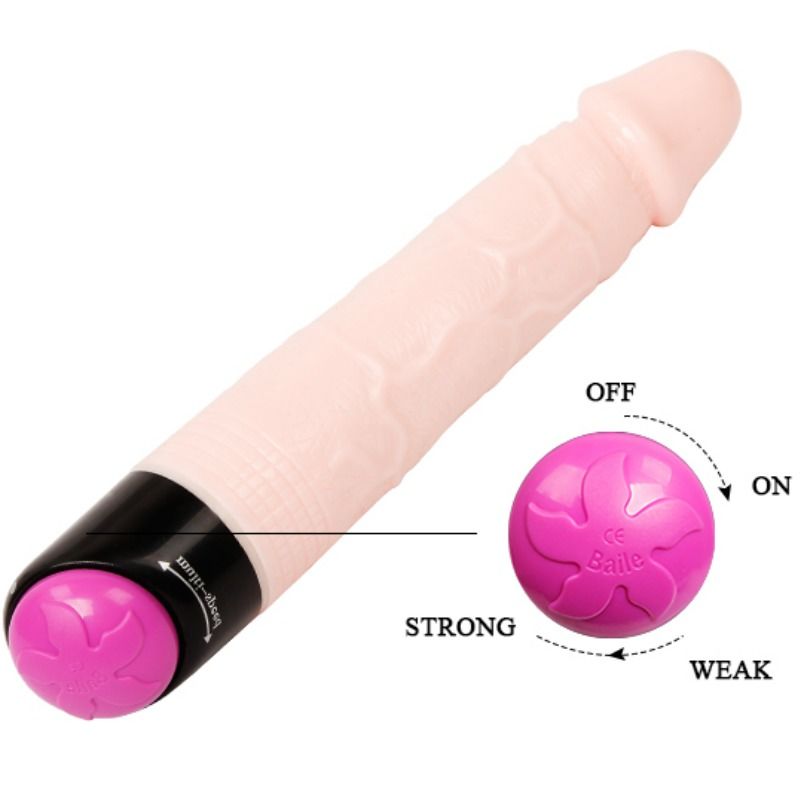 BAILE - VIBRACIÓN Y ROTACIÓN SEXUAL COLORIDA 24 CM
