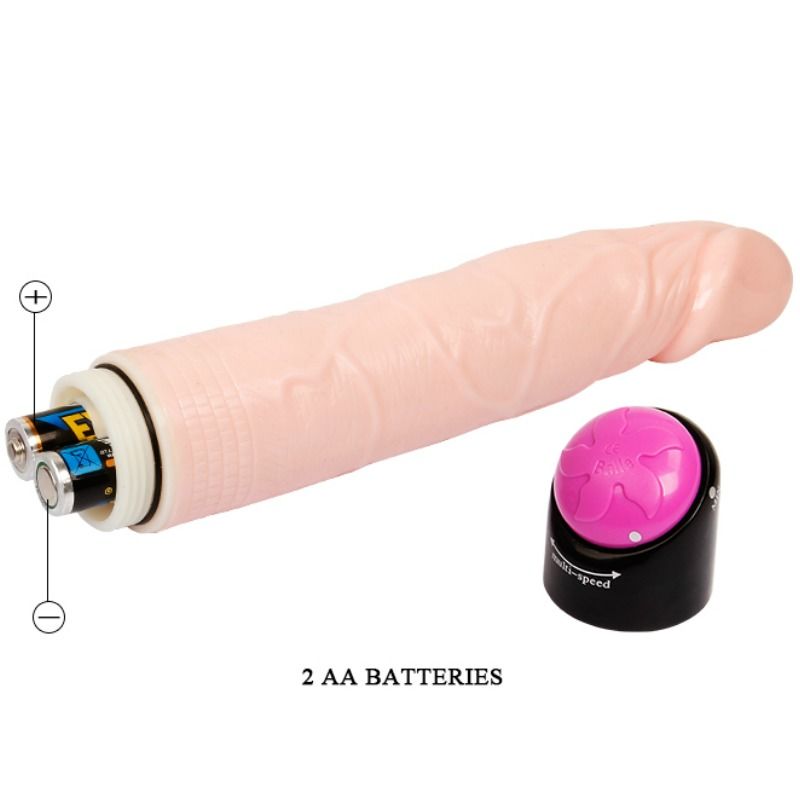 BAILE - VIBRACIÓN Y ROTACIÓN SEXUAL COLORIDA 24 CM