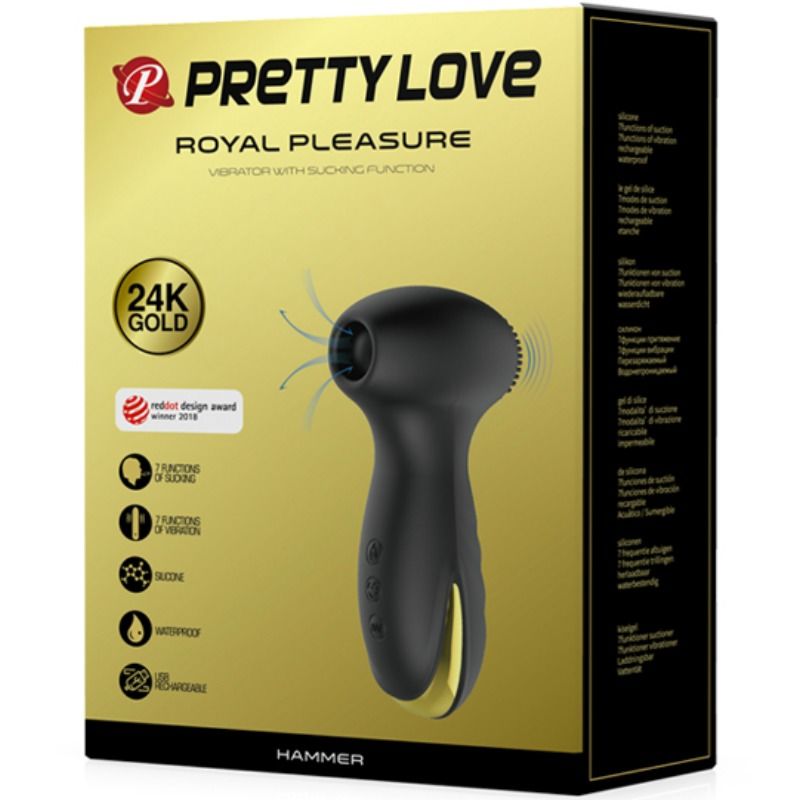 PRETTY LOVE - MARTILLO INTELIGENTE VIBRACIÓN Y JUGO
