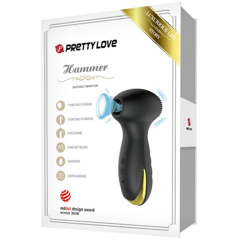 PRETTY LOVE - MARTILLO INTELIGENTE VIBRACIÓN Y JUGO