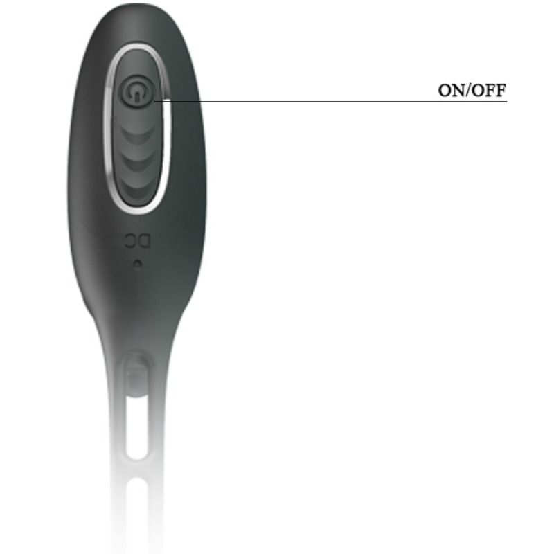 PRETTY LOVE - ANILLOS PARA EL PENE CON PLUG VIBRADOR