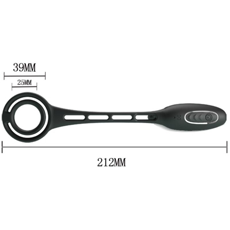 PRETTY LOVE - ANILLOS PARA EL PENE CON PLUG VIBRADOR