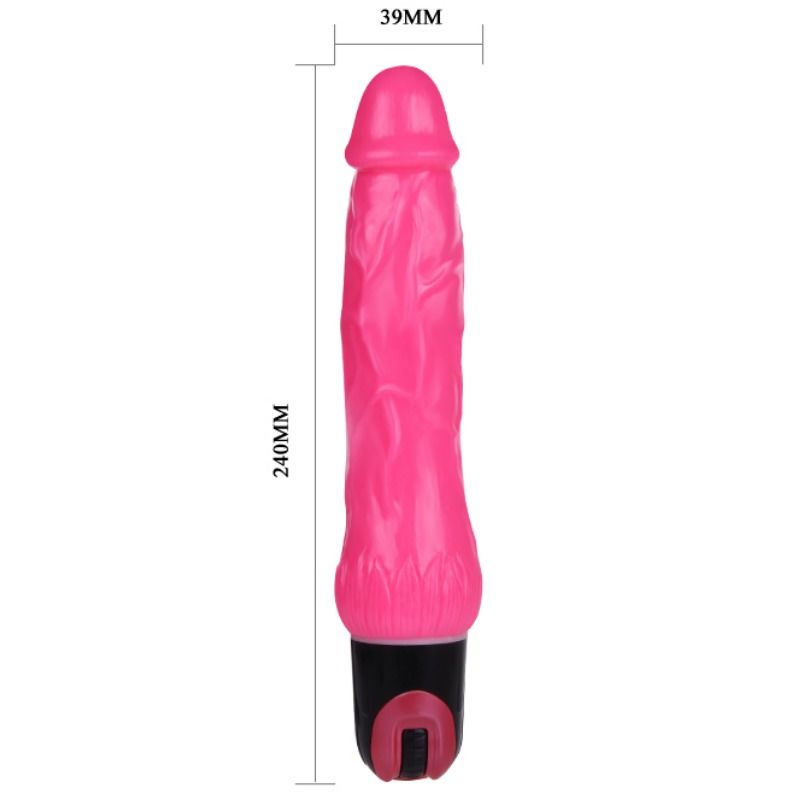 BAILE - VIBRADOR MULTIVELOCIDAD DAAPLY PLEASURE ROSA