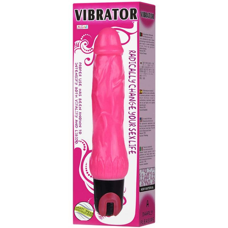 BAILE - VIBRADOR MULTIVELOCIDAD DAAPLY PLEASURE ROSA