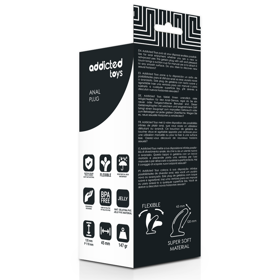 JUGUETES ADICTOS - PLUG ANAL SPOT 12 CM