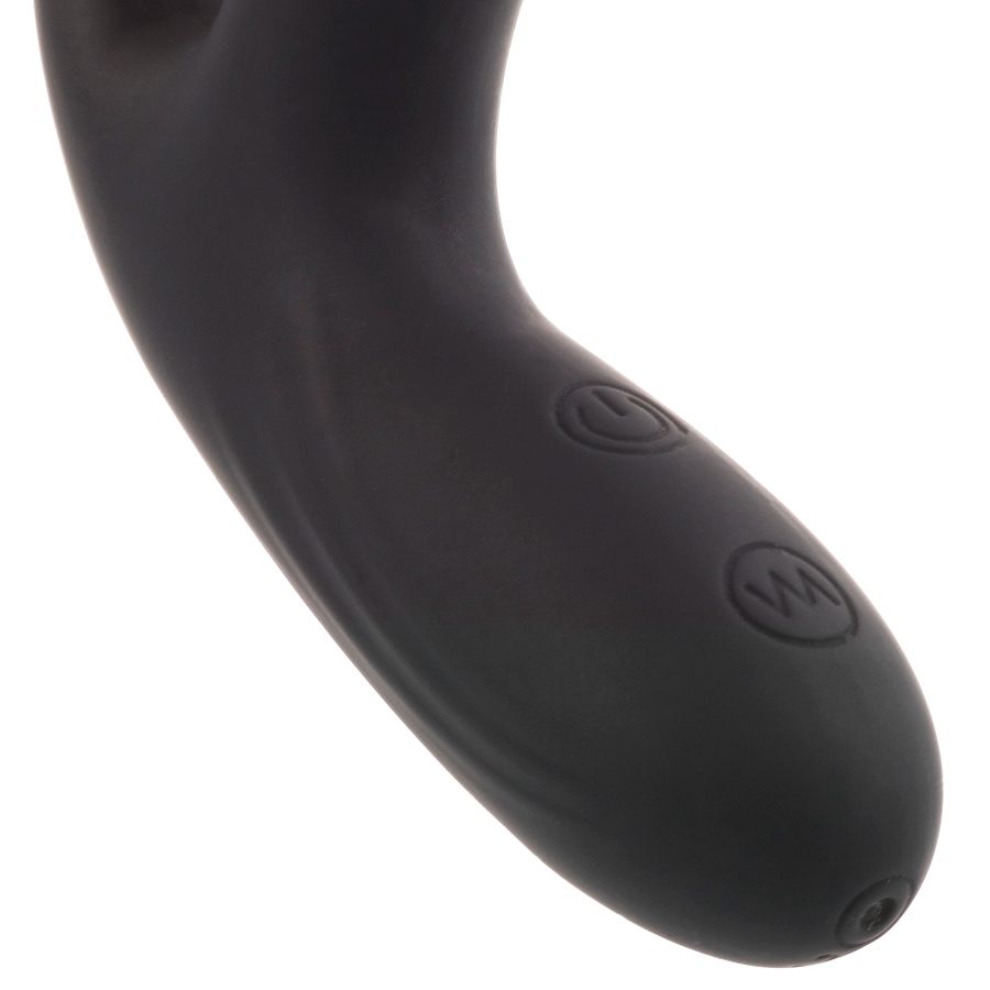 ADDICTED TOYS - MASAJEADOR ANAL VIBRADOR NEGRO