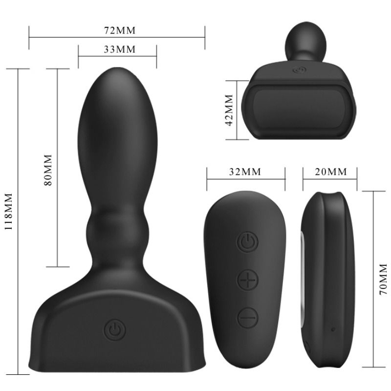 PRETTY LOVE - VIBRADOR PROTÉSICO E INFLABLE MARRIEL