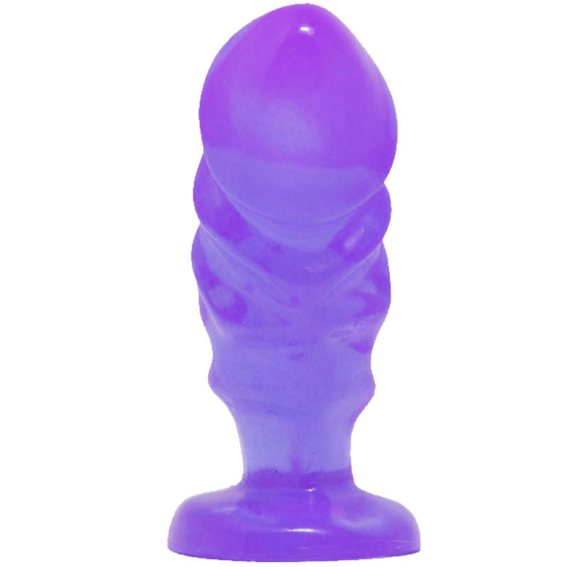 BAILE - PLUG ANAL UNISEX CON VENTOSA MORADA