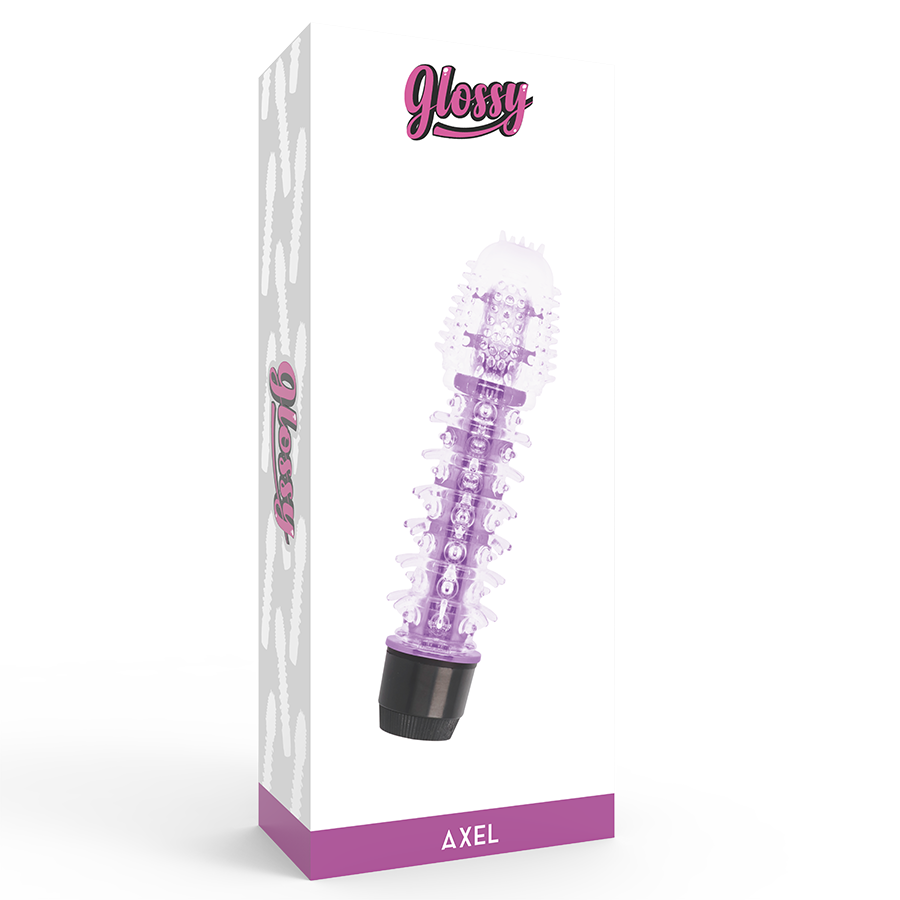 VIBRADOR AXEL GLOSSY - PÚRPURA