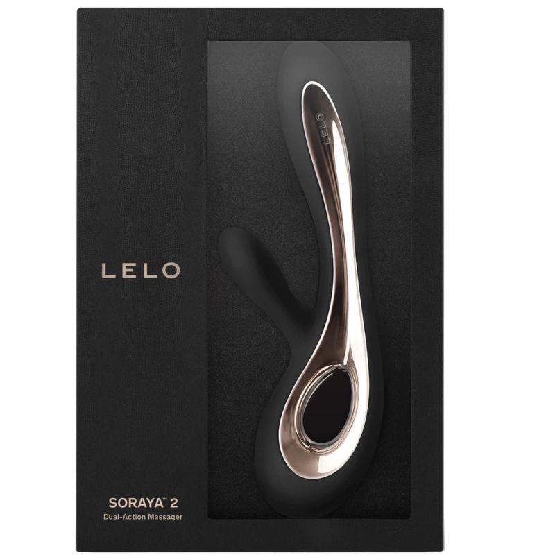 LELO - VIBRADOR CONEJO NEGRO SORAYA 2
