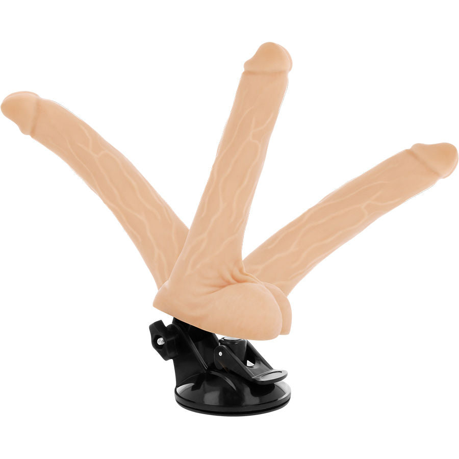 BASECOCK - VIBRADOR ARTICULABLE CONTROL REMOTO NEGRO 18,5 CM -O- 4 CM