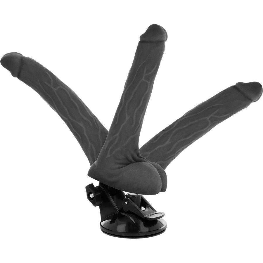 BASECOCK - VIBRADOR ARTICULABLE CONTROL REMOTO NEGRO 18,5 CM -O- 4 CM