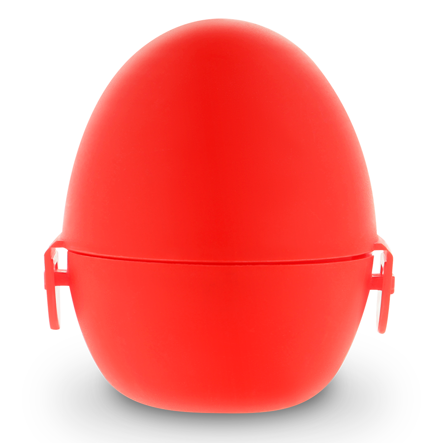 JAMYJOB - MASTURBADOR DISCRETO CON HUEVOS DE ESPALDA ROJA