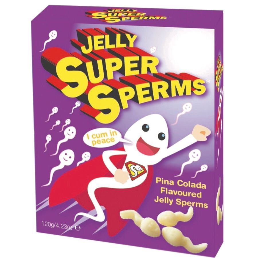 SPENCER &amp; FLEETWOOD - GOMITAS DE ESPERMA EN FORMA DE JELLY SUPER SPERM 120 GR