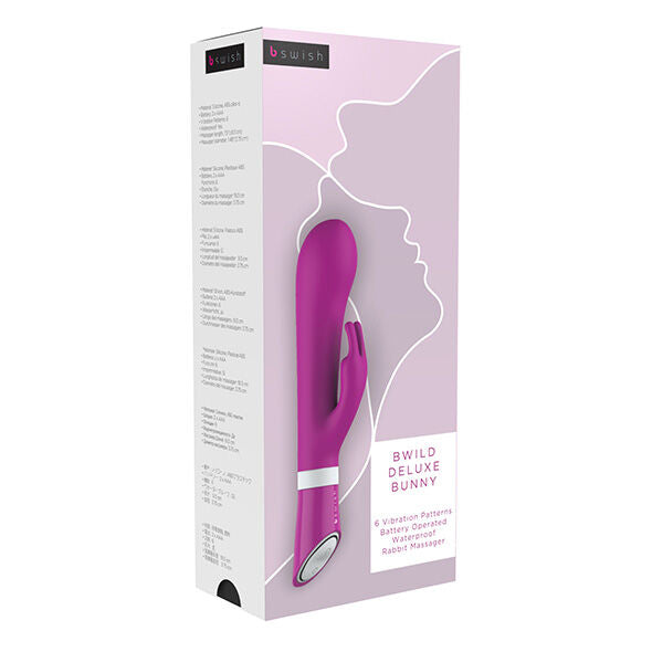 B SWISH - VIBRADOR CONEJITO FRAMBUESA BWILD DELUXE