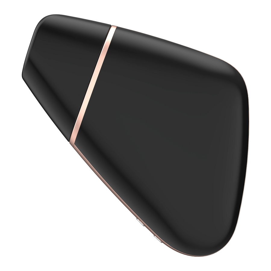 SATISFYER - ESTIMULADOR Y VIBRADOR LOVE TRIANGLE NEGRO