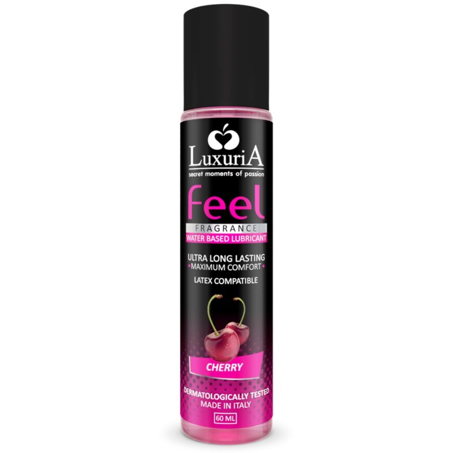INTIMATELINE - LUBRICANTE A BASE DE AGUA LUXURIA FEEL CHERRY 60 ML