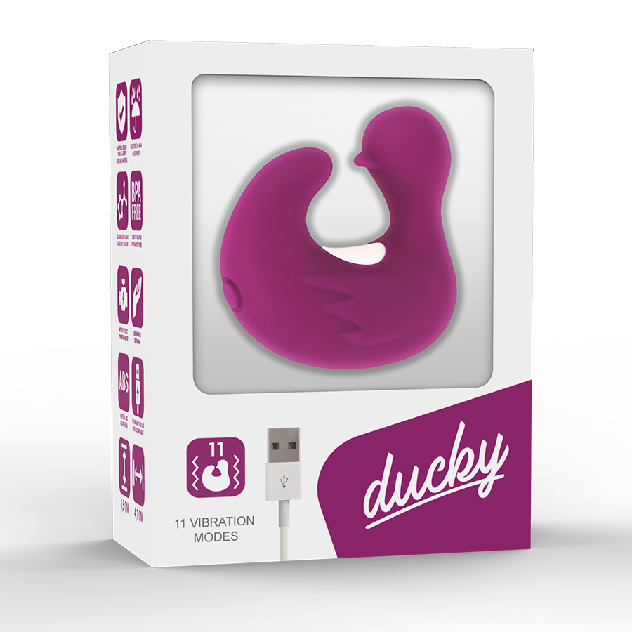 COVERME - DEDAL ESTIMULADOR DE SILICONA RECARGABLE DUCKYMANIA
