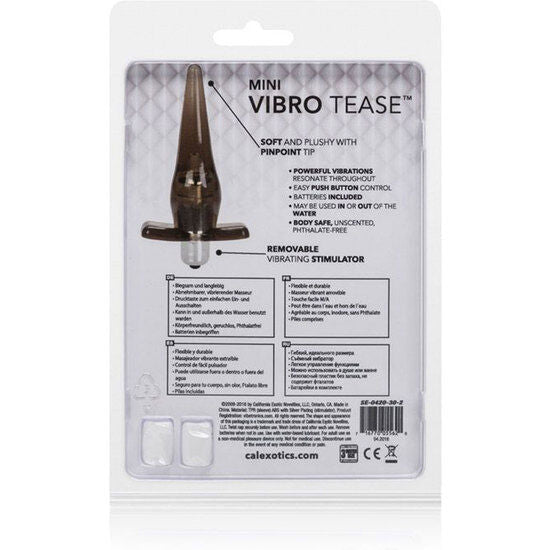 CALEXOTICS - MINI VIBRADOR TEASE NEGRO