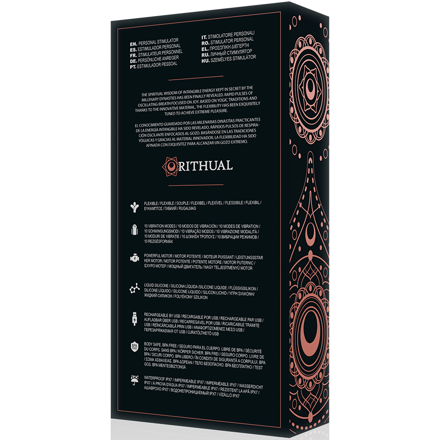 RITUAL - ESTIMULADOR ORQUÍDEA RECARGABLE PUNTO G KRIYA