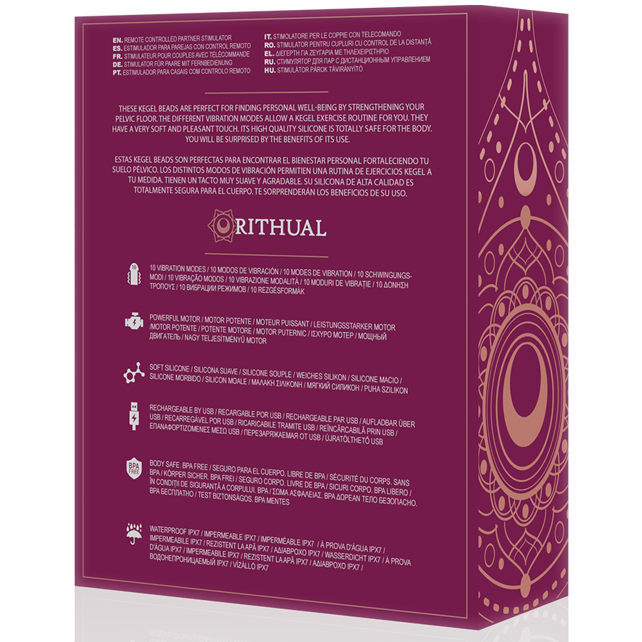RITUAL - BOLAS KEGEL VIBRATORIAS RECARGABLES NISHA ORQUÍDEA