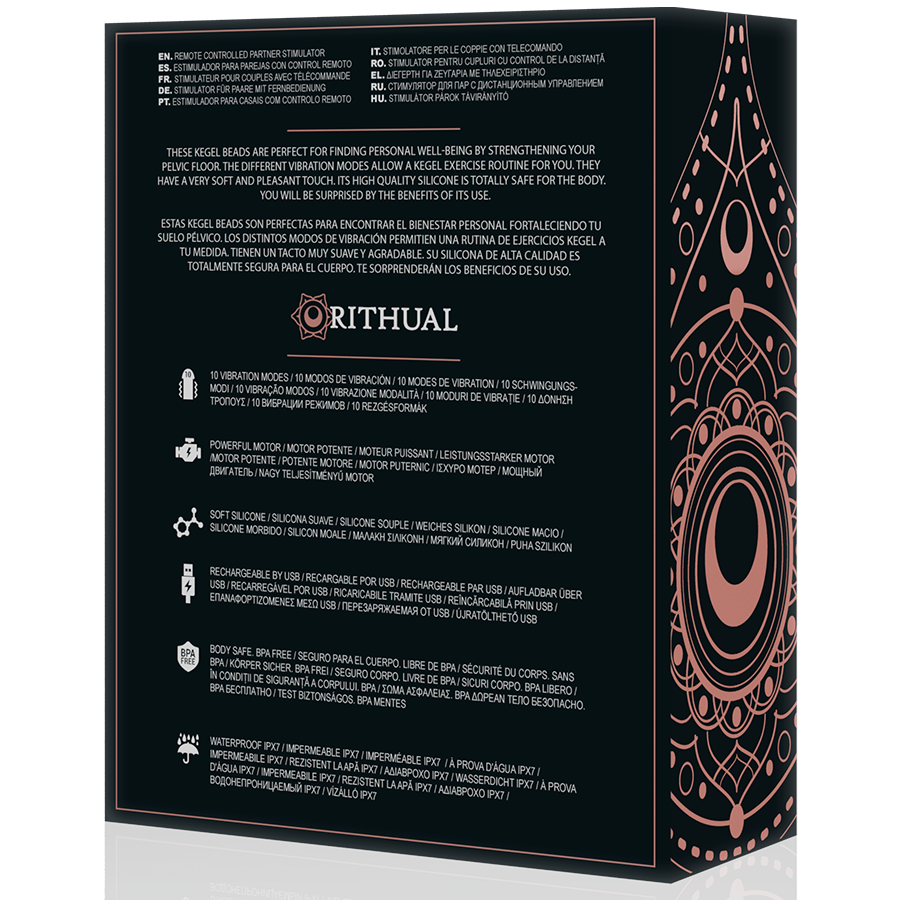 RITUAL - BOLAS KEGEL VIBRATORIAS RECARGABLES NISHA ORQUÍDEA