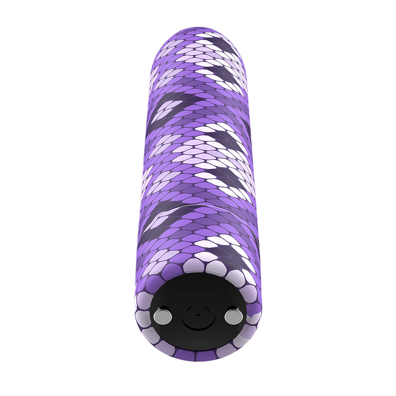 RECHARGEABLE SNAKE PURPLE MAGNETIC BULLET 10V